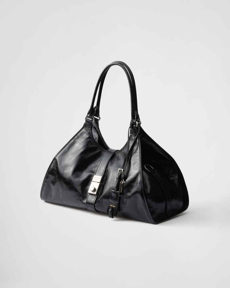Prada Large leather tote bag outlook
