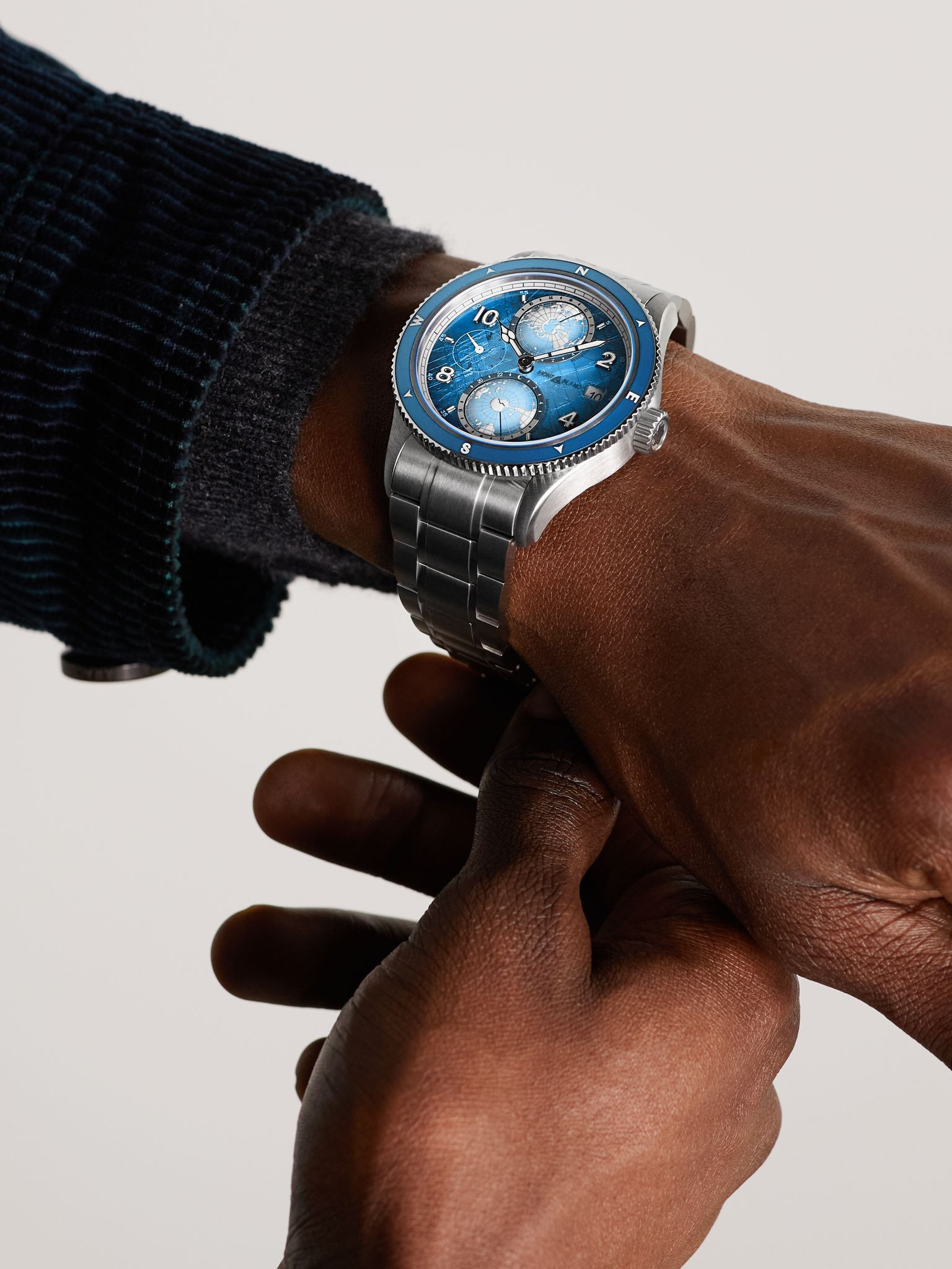 1858 Geosphere 0 Oxygen South Pole Exploration Limited Edition Automatic 42mm Interchangeable Titani - 2