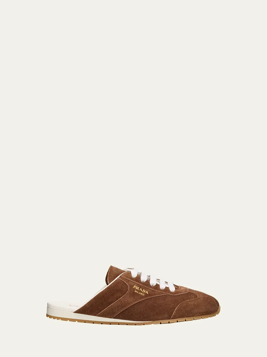 Spark Suede Sneaker Mules - 1