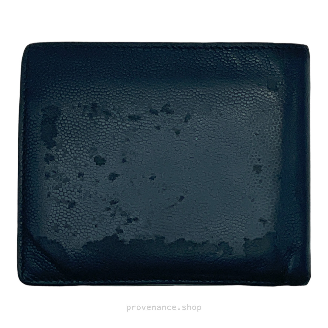 Saint Laurent Paris SLP Bifold Wallet - Navy - 2