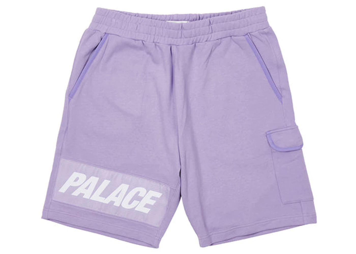 Palace Giant Woven Label Shorts Lilac - 1