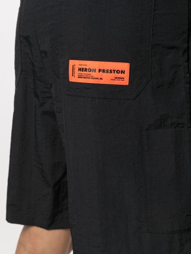 logo-patch track shorts 5