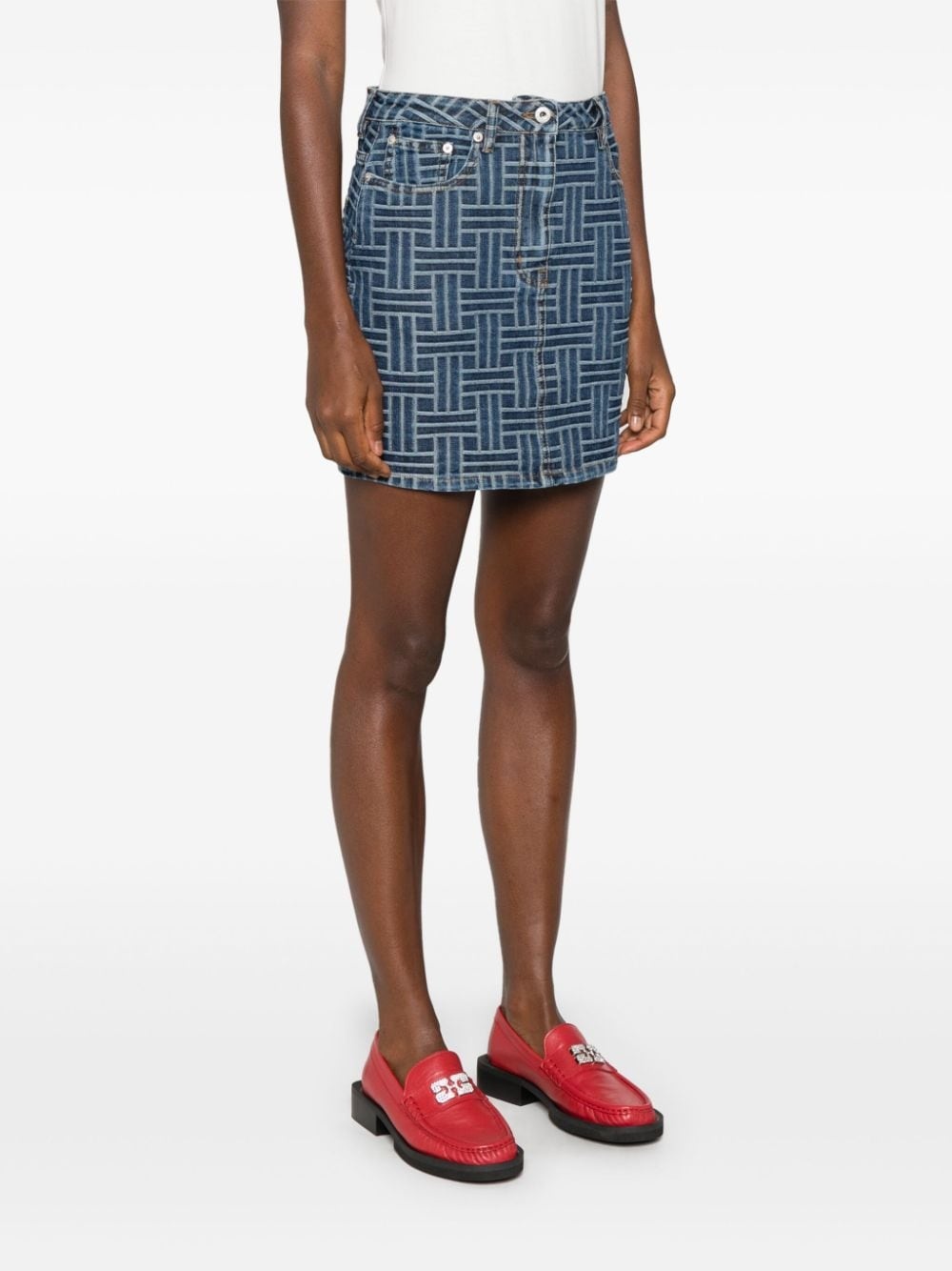 Weave mini skirt - 3