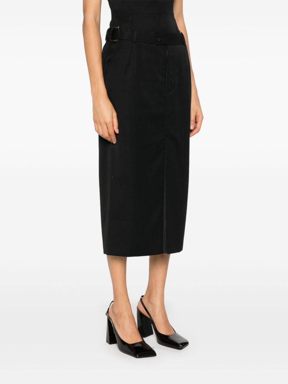 waist-tabs pencil skirt - 3