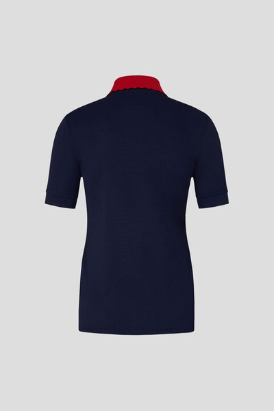 BOGNER Carole Functional polo shirt in Navy blue/Red outlook