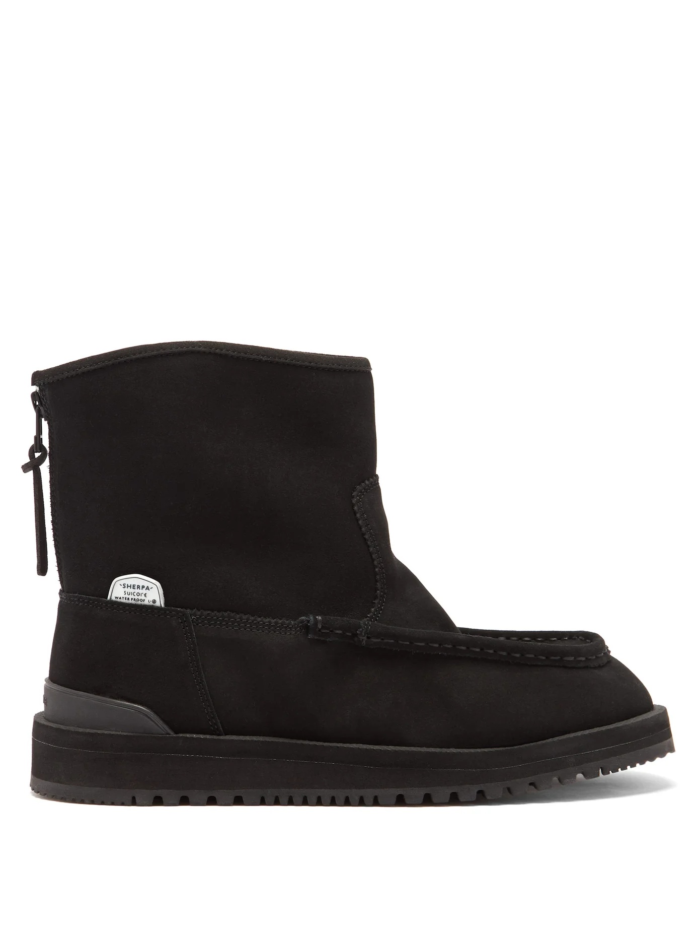 Russ suede & shearling boots - 1