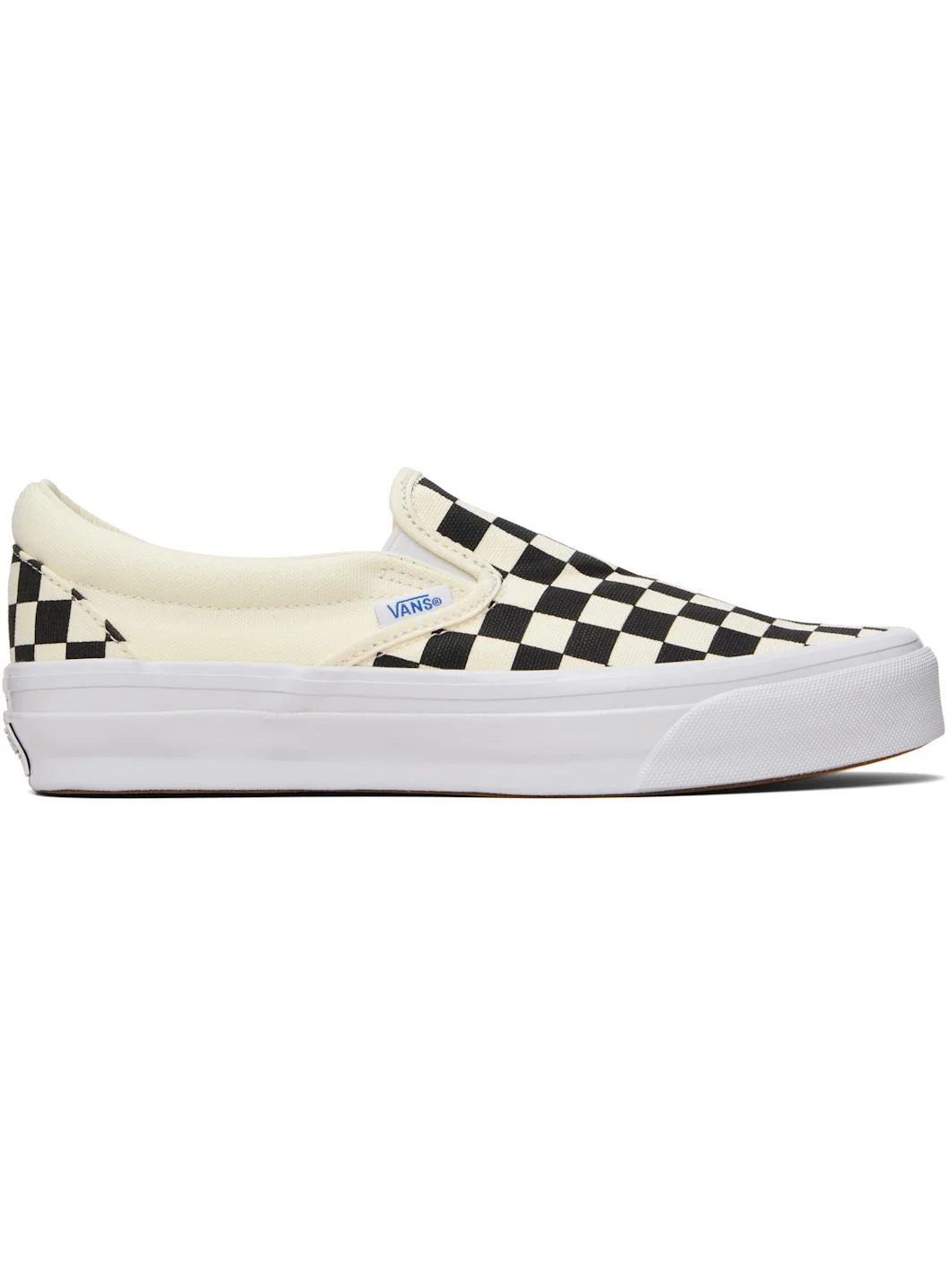 Black & Off-White LX Slip-On Reissue 98 Sneakers - 1