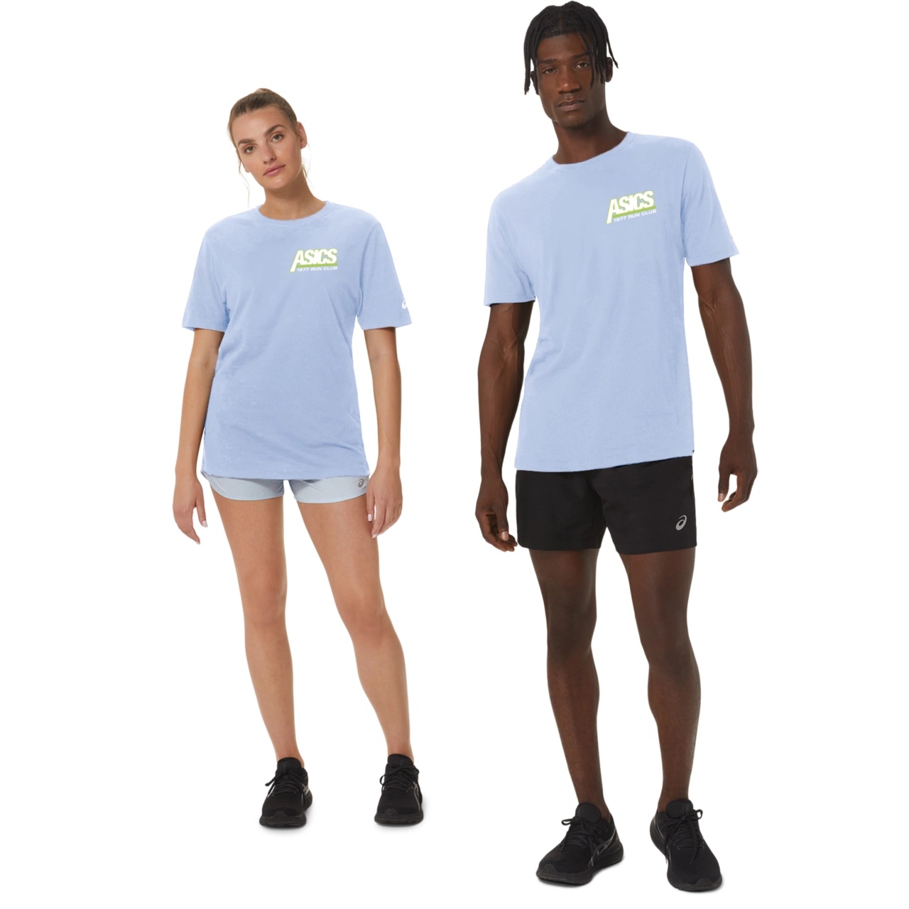 UNISEX ASICS SMSB 1977 RUN CLUB SHORT SLEEVE TEE - 1