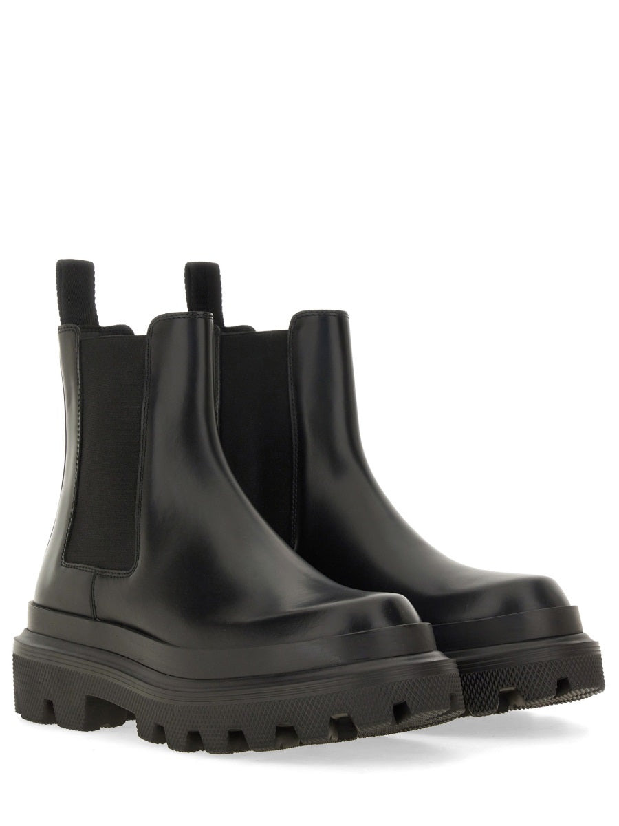 Brushed Leather Boot - 2