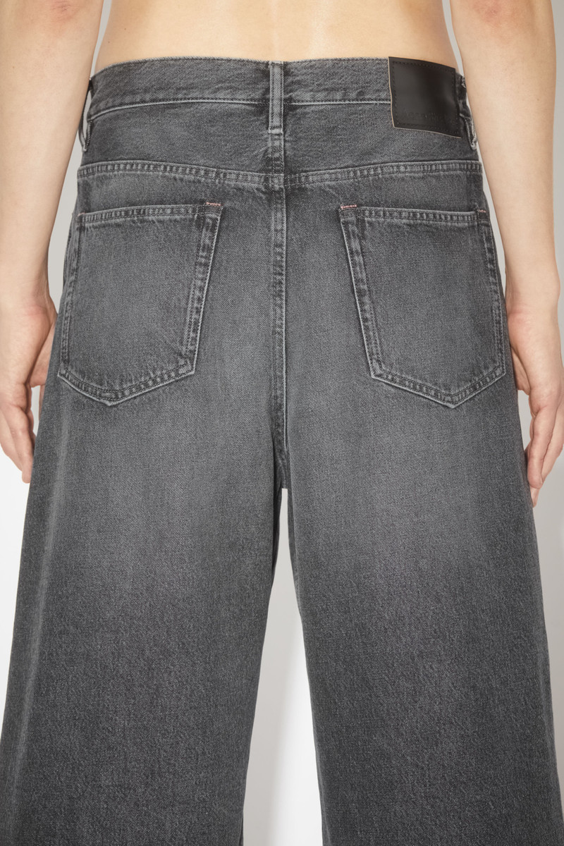 Loose fit denim shorts - Black 6