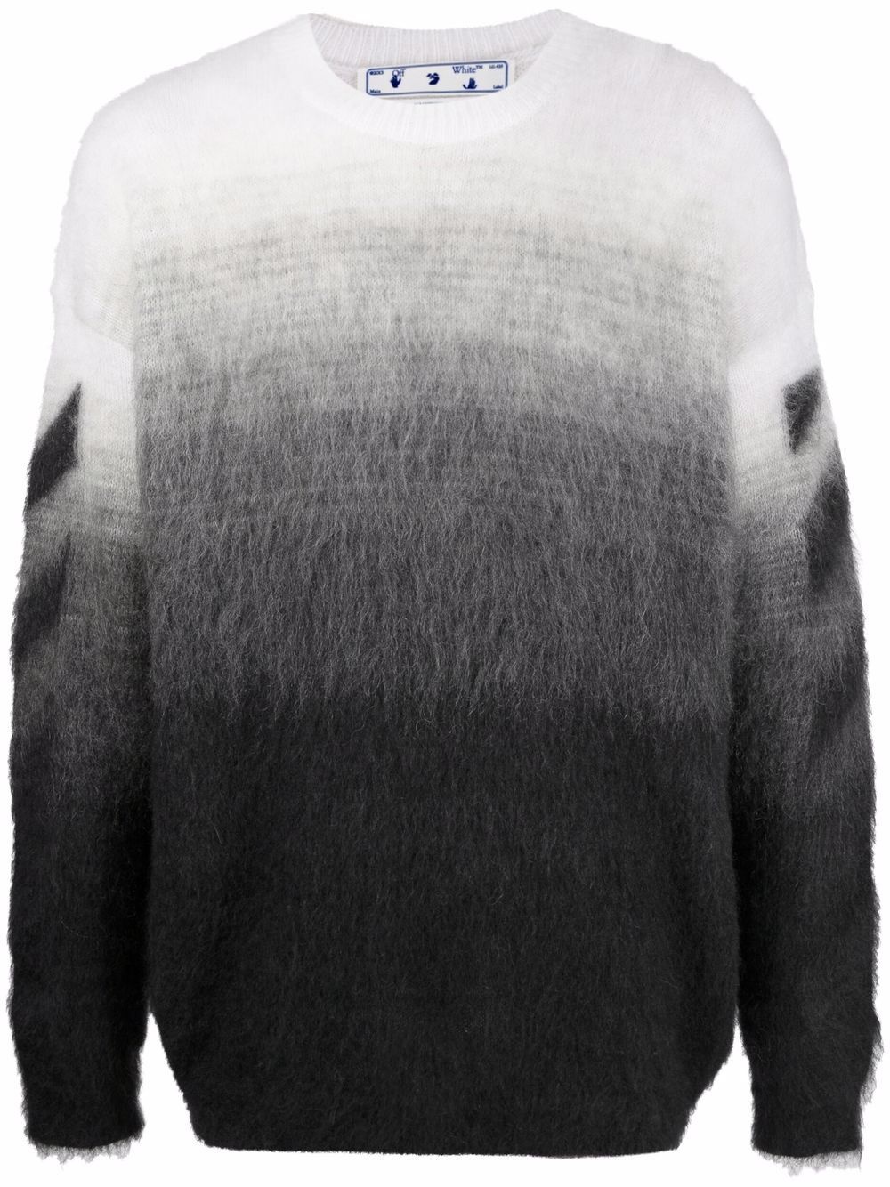 brushed gradient-effect jumper - 1