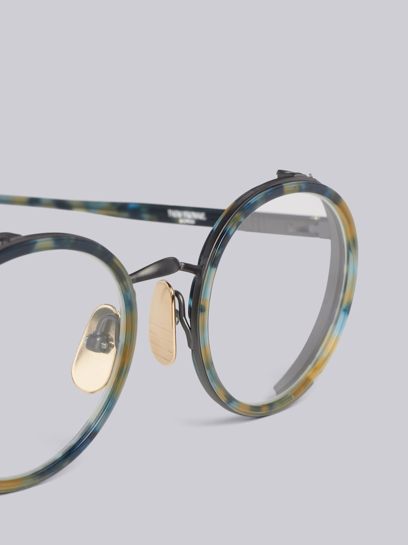 Thom Browne TB813 - Tortoise Round Eyeglasses outlook