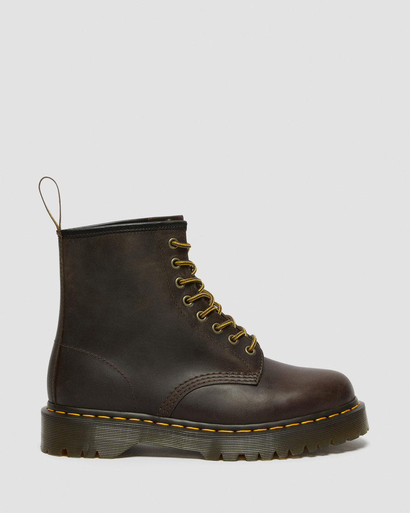 1460 Bex Crazy Horse Leather Lace Up Boots - 1