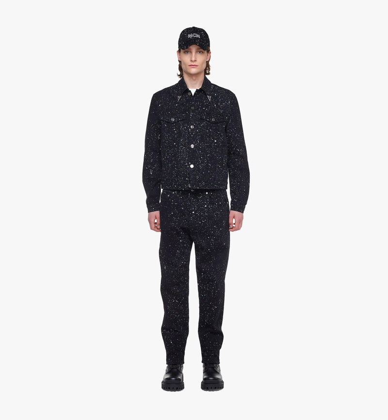 MCM Galaxy Print Denim Jacket outlook