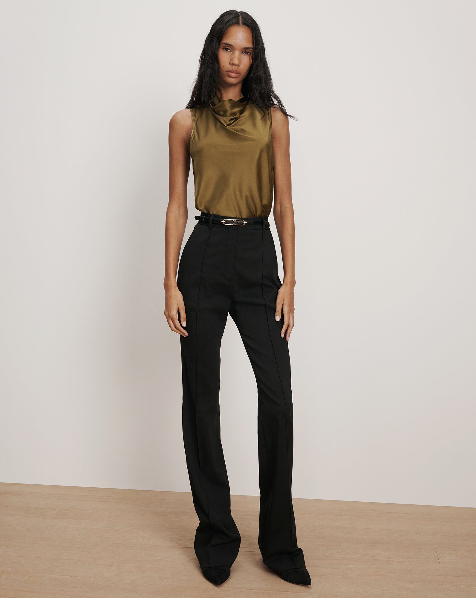 TAM SILK SLEEVELESS TOP - 3