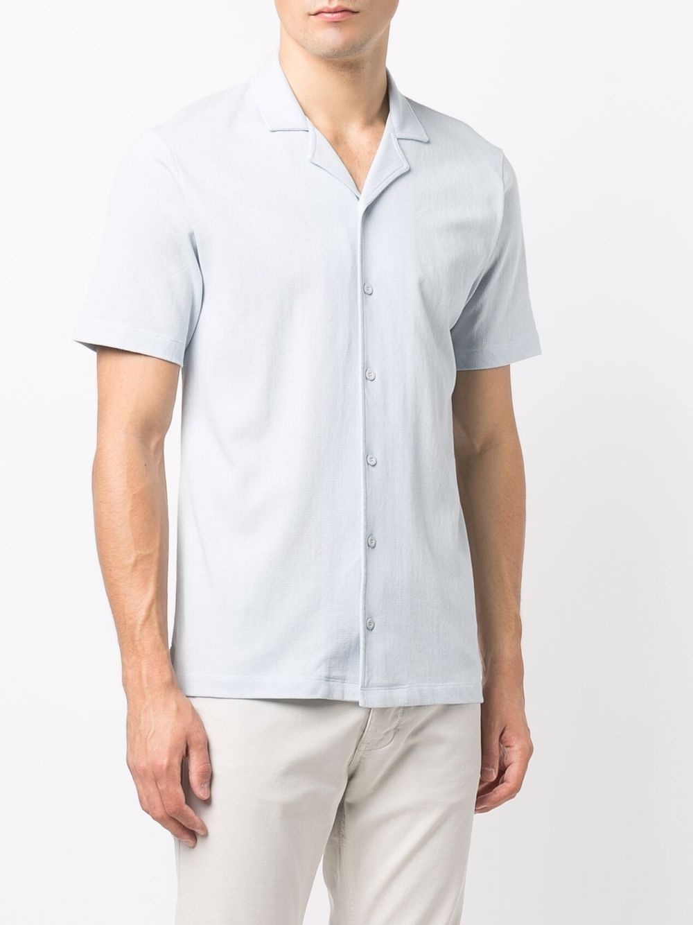 short-sleeved cotton shirt - 3