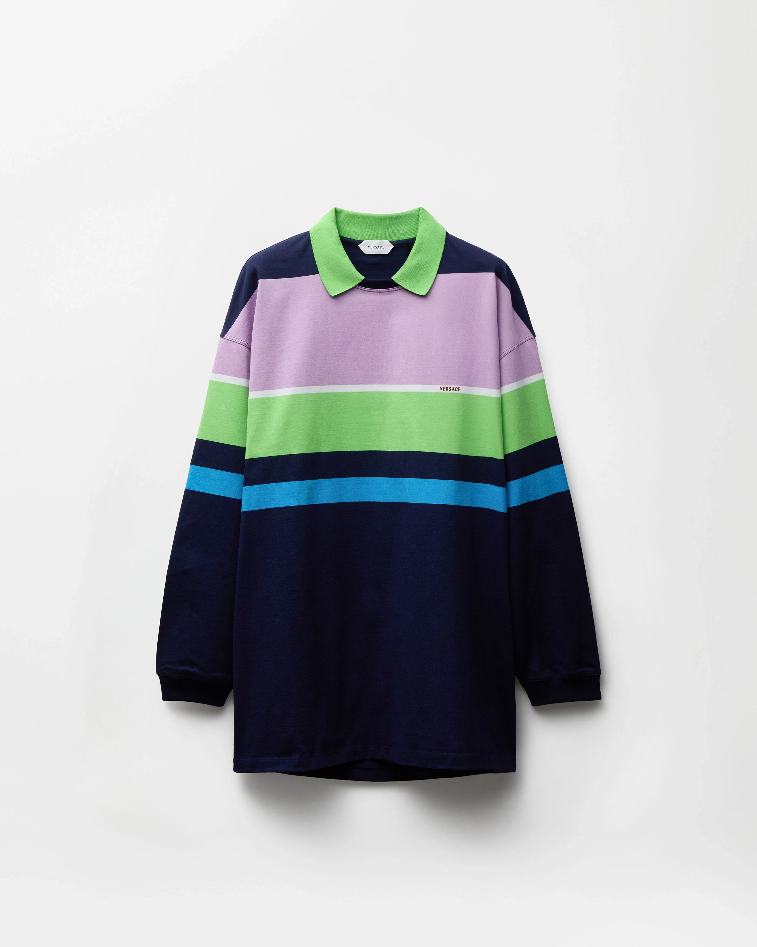 Striped Cotton-Jersey Mini Dress - 1