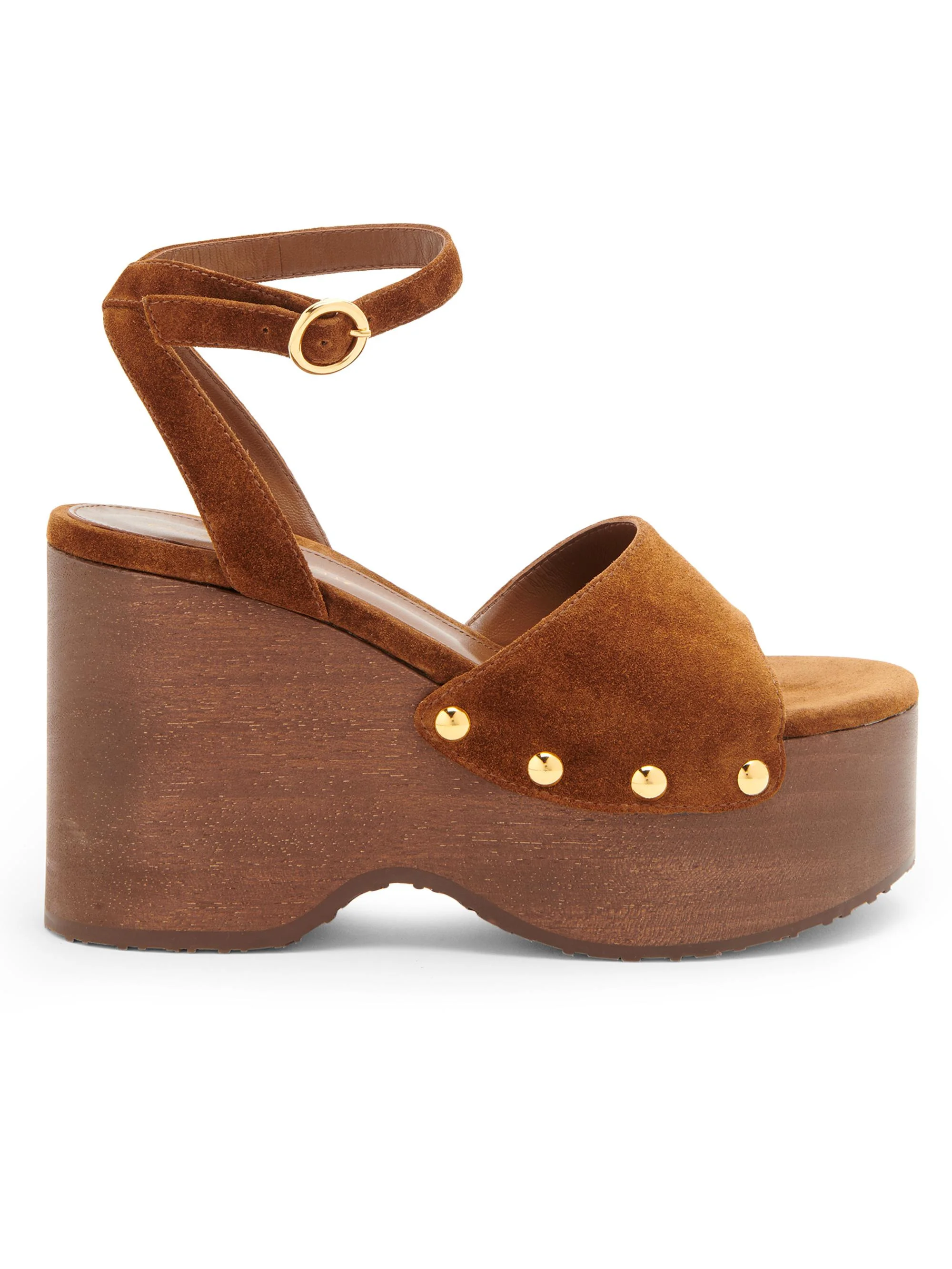 Women's 95MM Suede Platform Sandals - Texas - 1