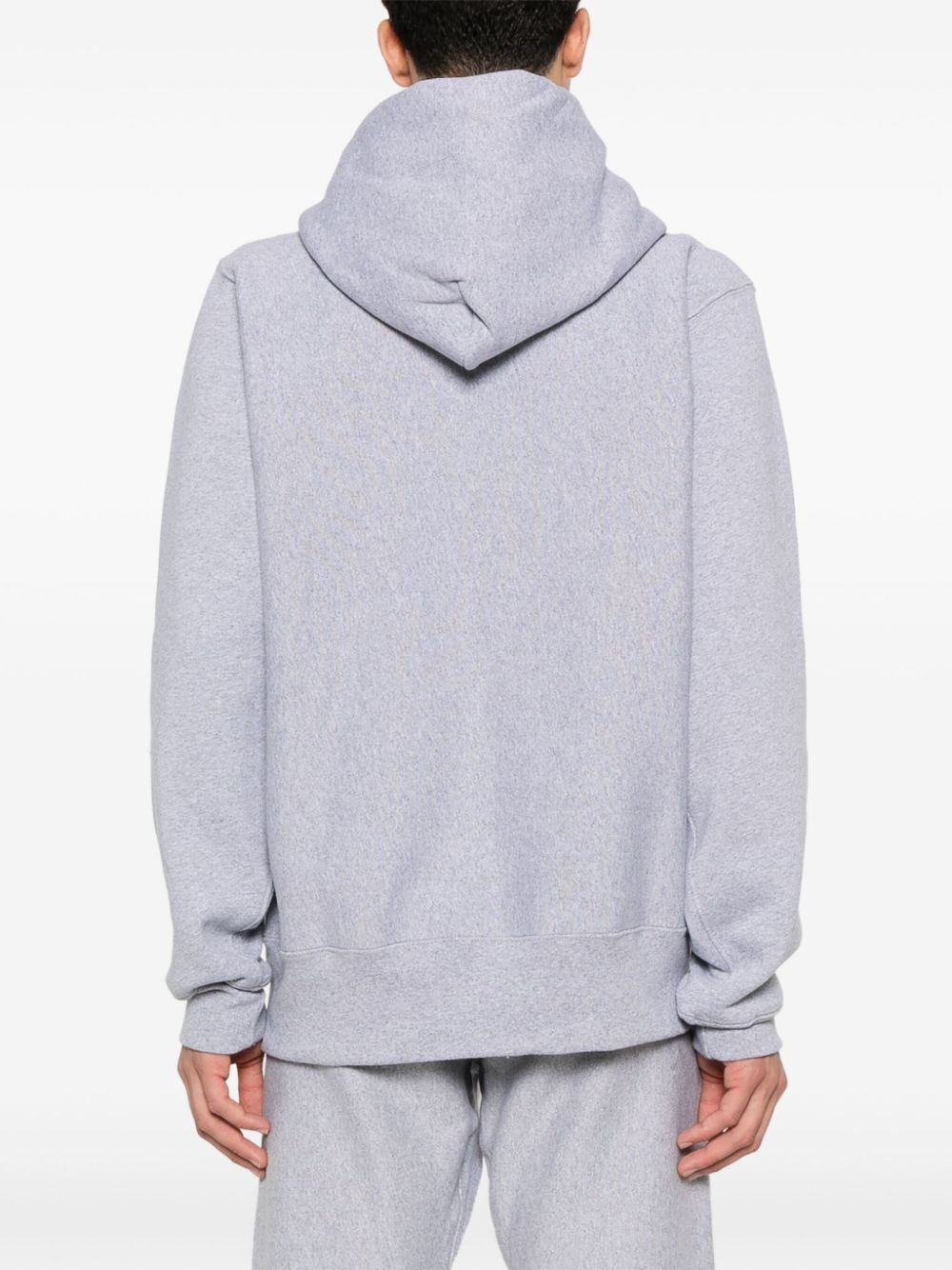 logo-embroidered hoodie - 4