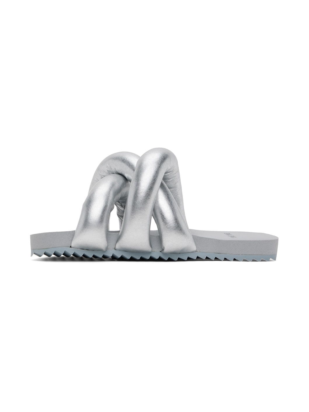 Silver Tyre Sandals - 3