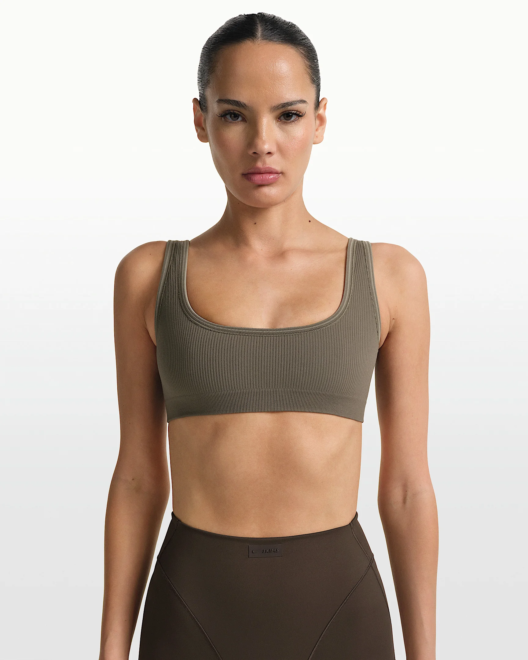 NikeSKIMS Ribbed Seamless Women's Micro-Scoop Bra - 1