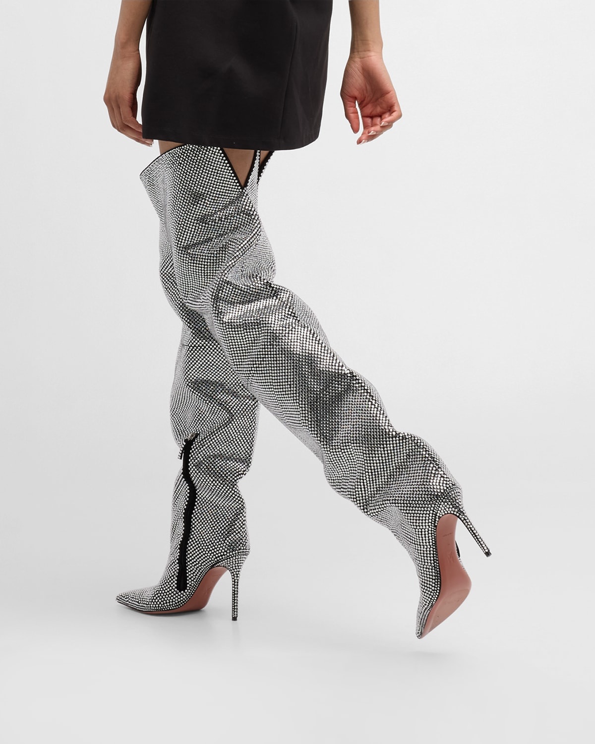 Fiona Crystal Over-The-Knee Boots - 2