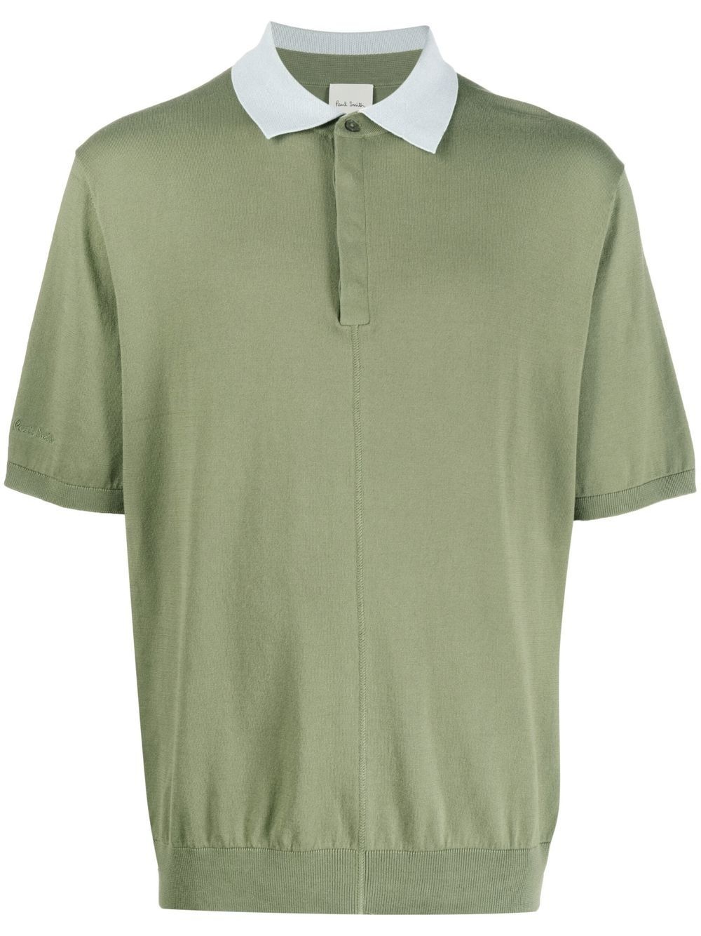 short-sleeved polo shirt - 1