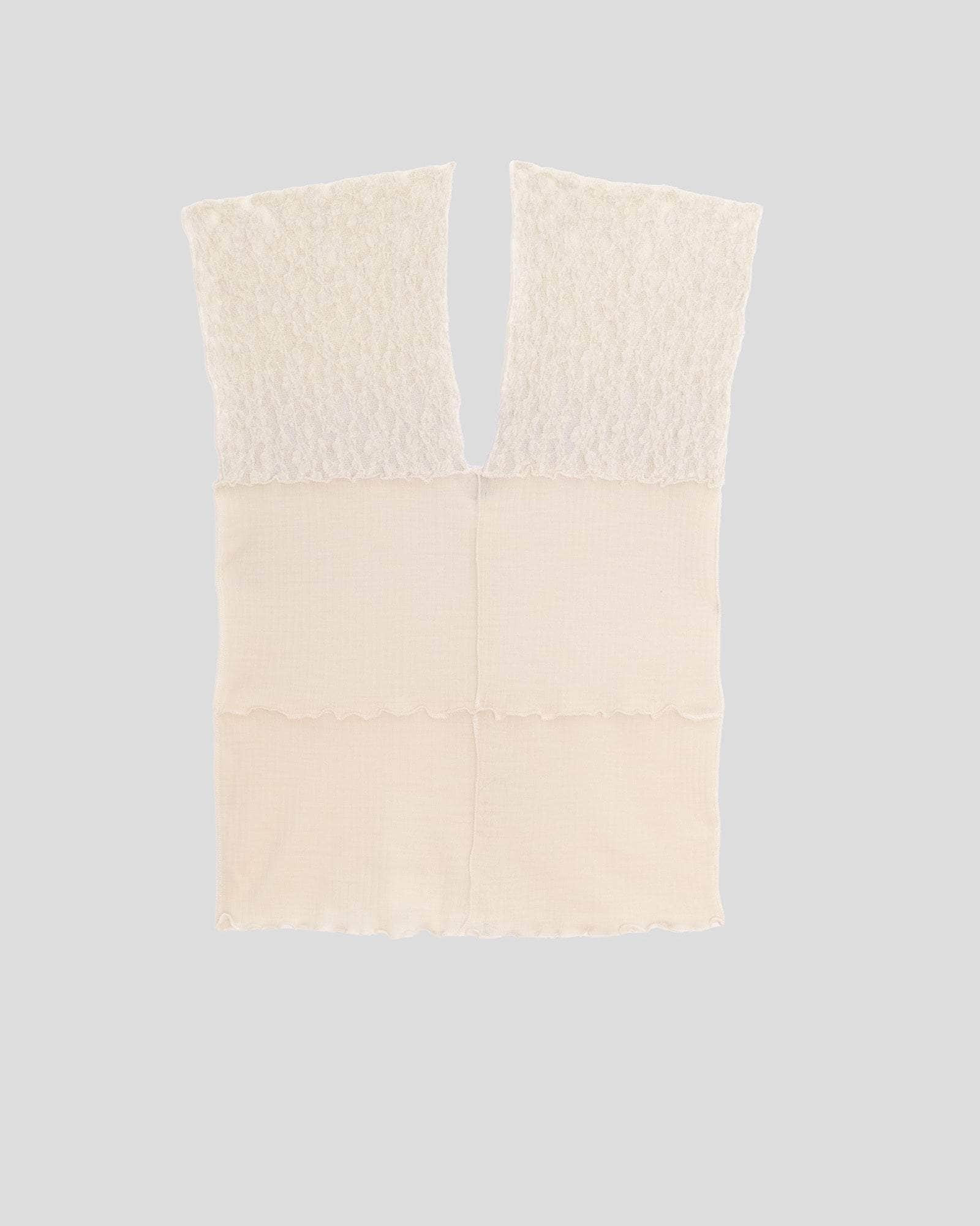 Nehru Tank - Lace & Wool - 3