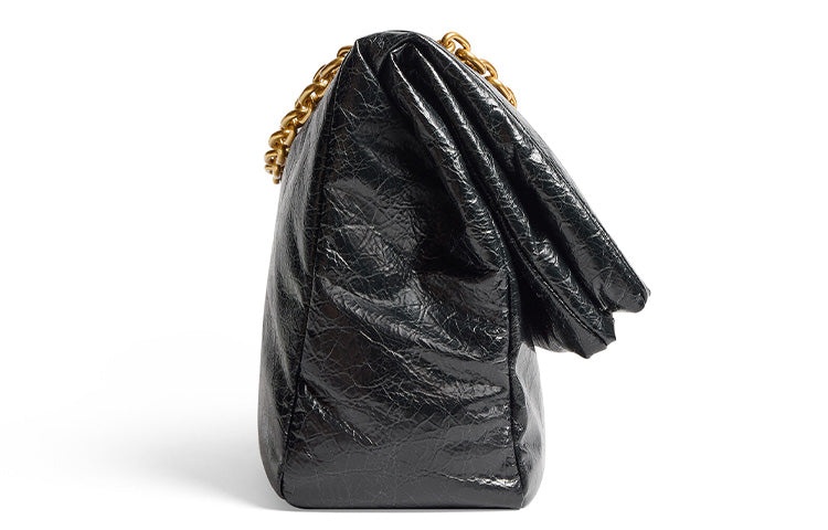 (WMNS) Balenciaga Monaco Medium Chain Bag 'Black' 7659452AAR81000 - 4