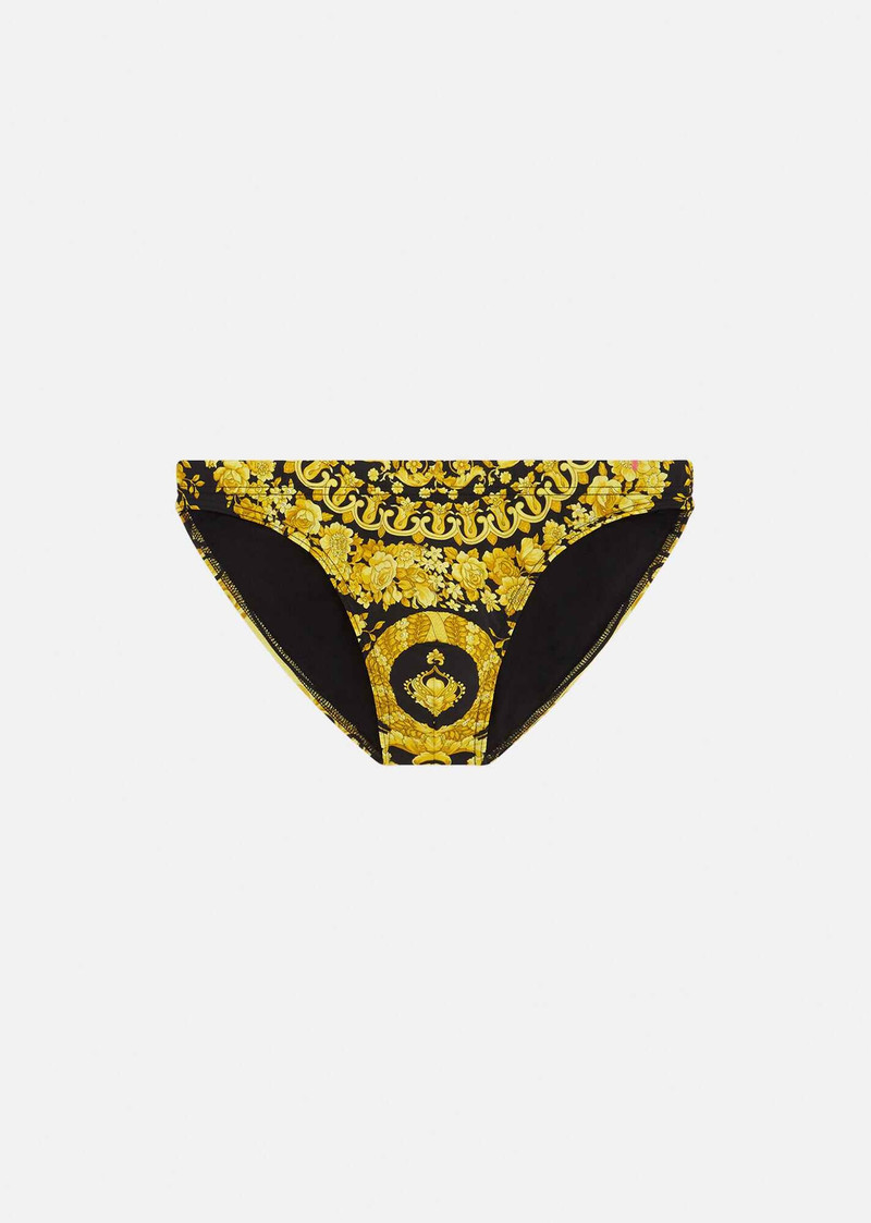 Barocco Print Swim Briefs 1