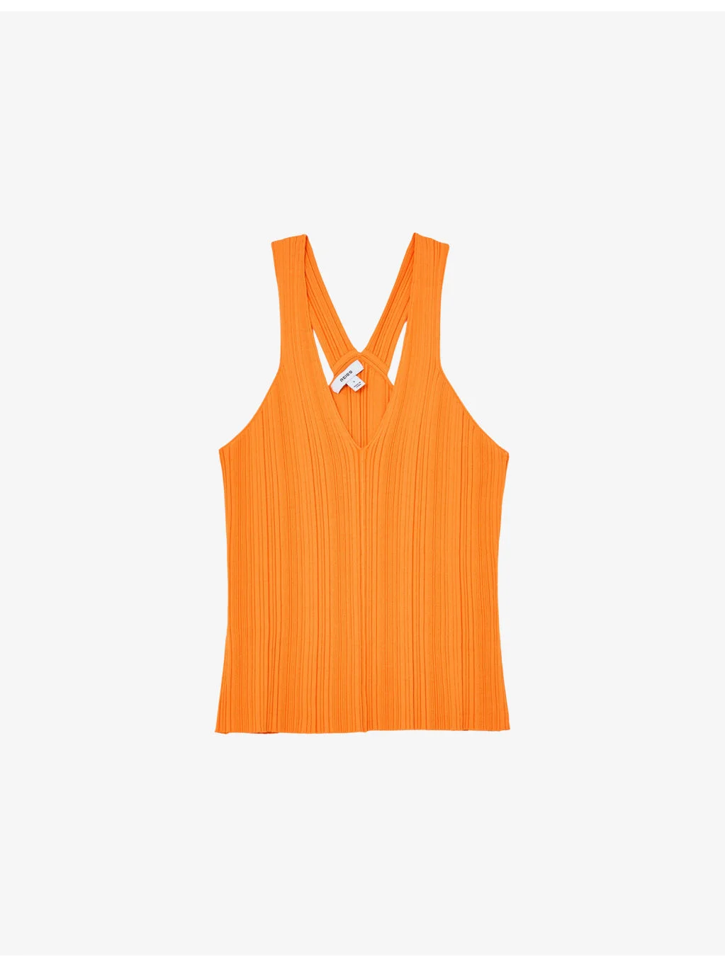 Harris V-Neck Textured Stretch-Knit Vest - 1