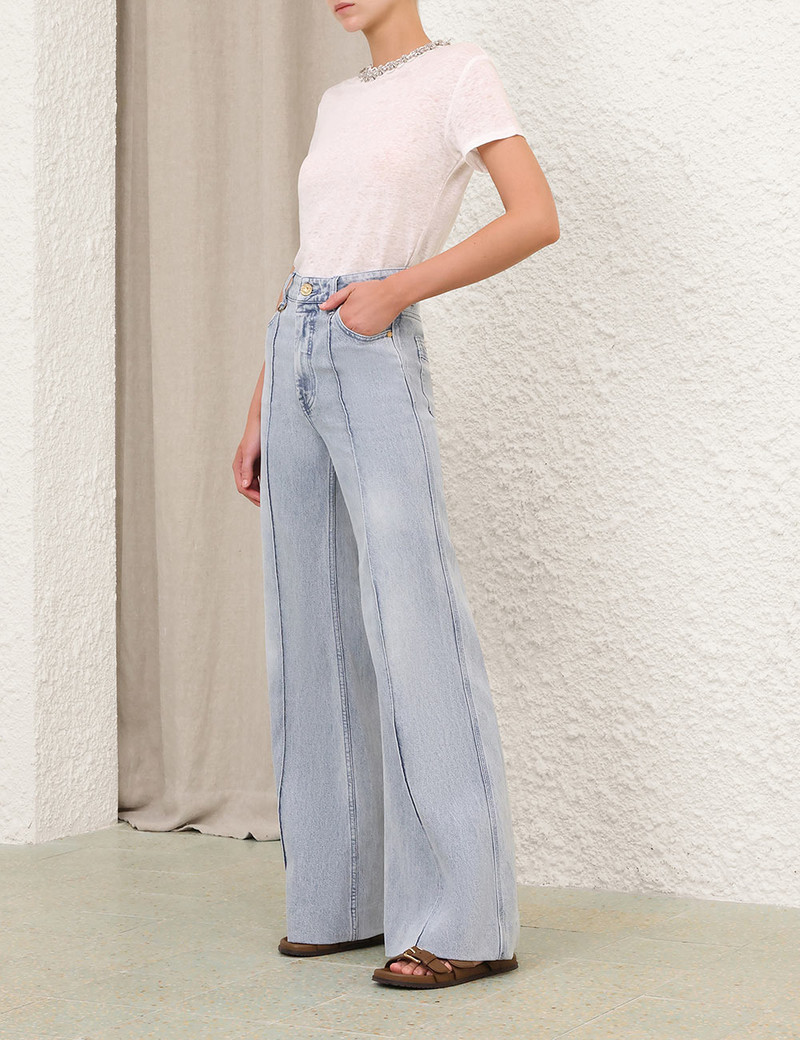 DENIM WIDE LEG JEAN 3