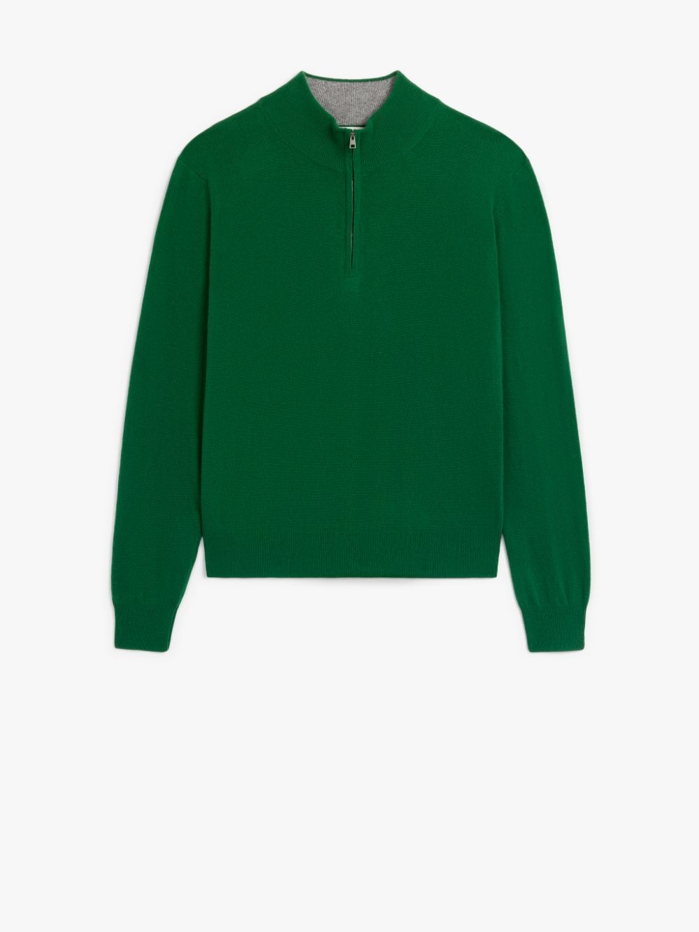 IN AND OUT GREEN WOOL SWEATER | GKM-203 - 1