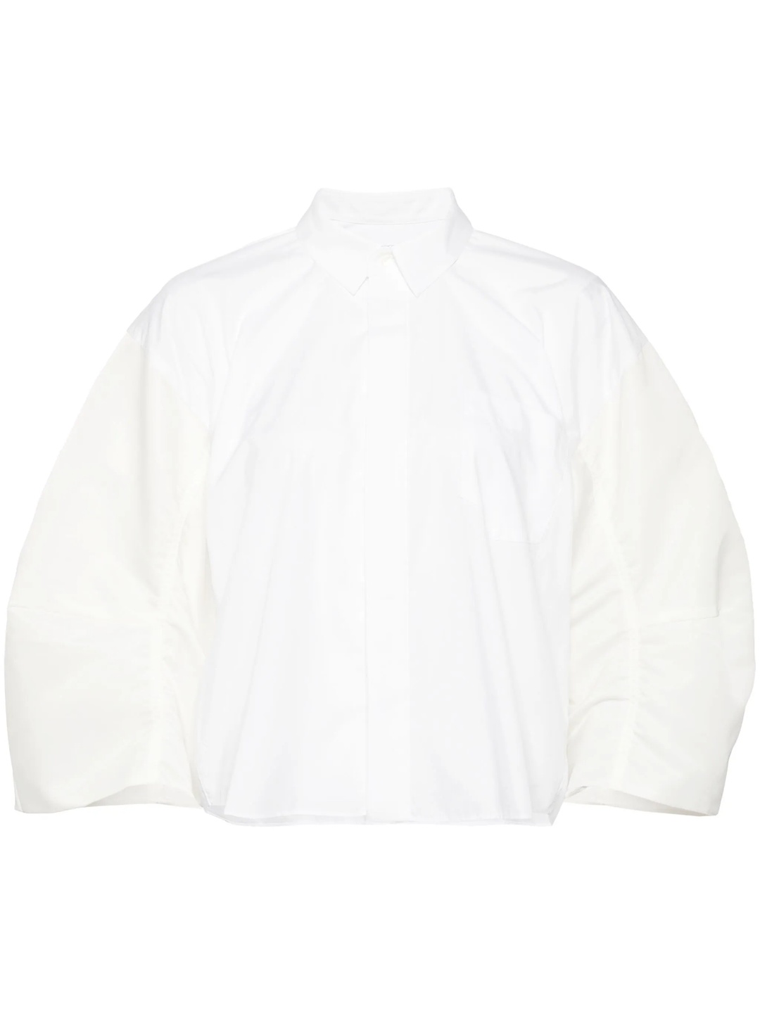 Cotton Poplin X Nylon Twill Shirt - 1