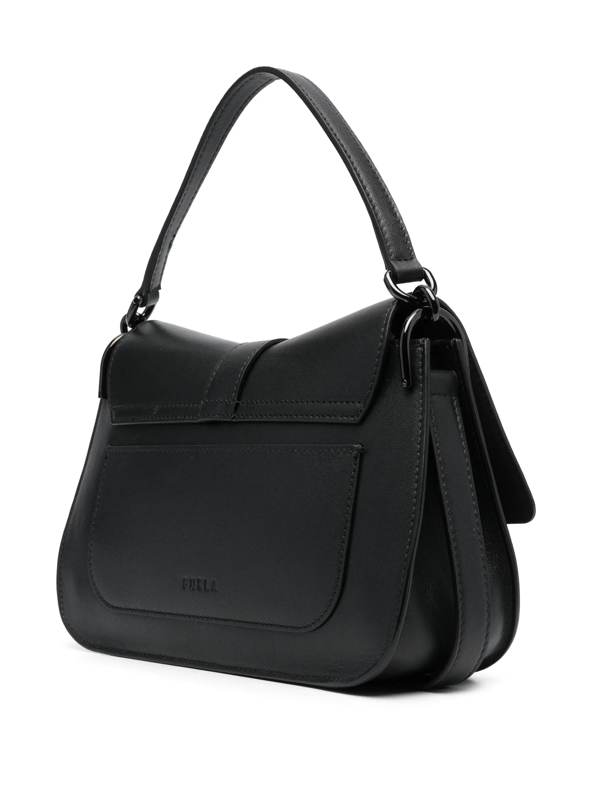 Logo-plaque Leather Shoulder Bag - 4