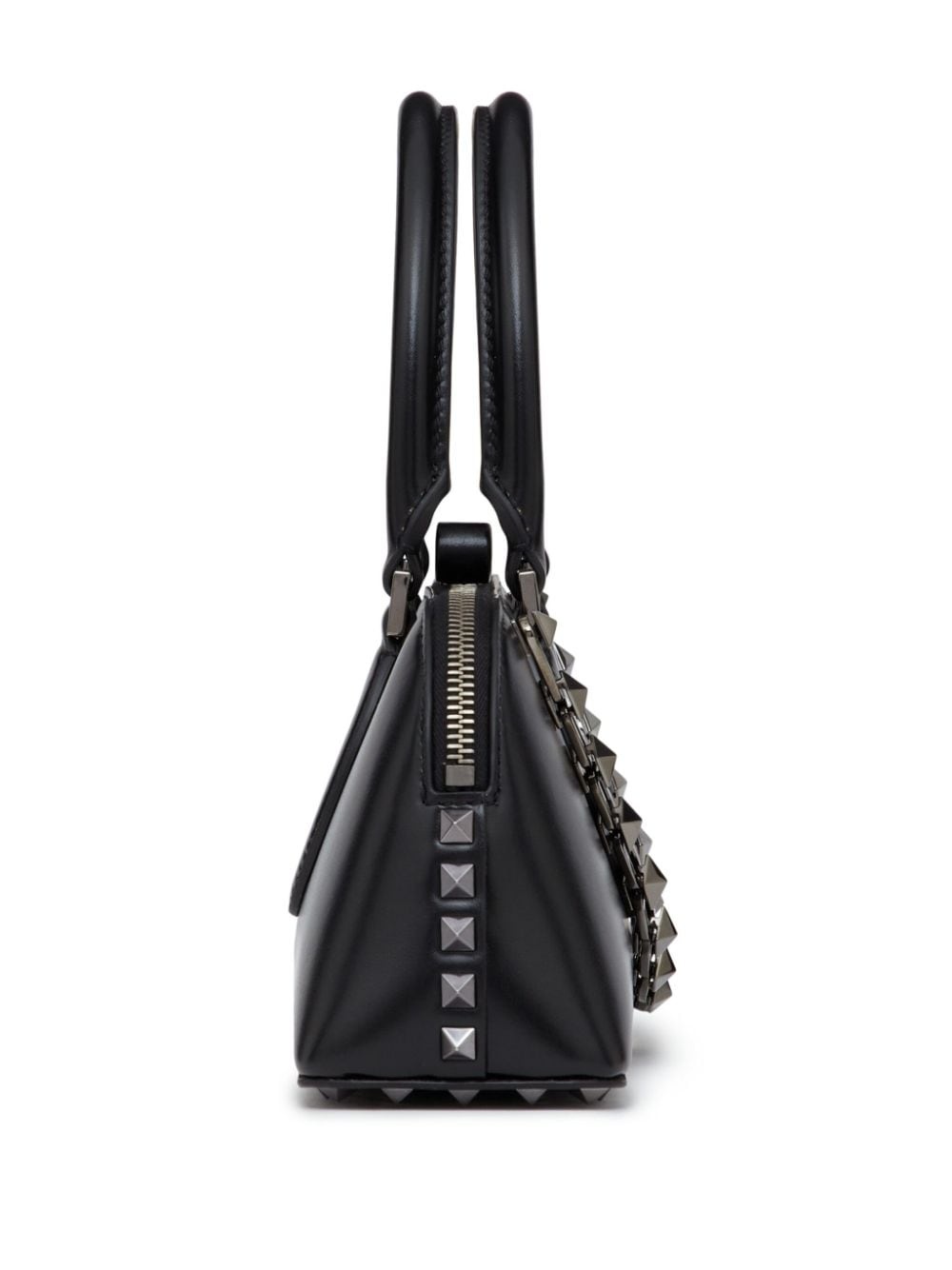 Rockstud East-West leather tote bag - 4