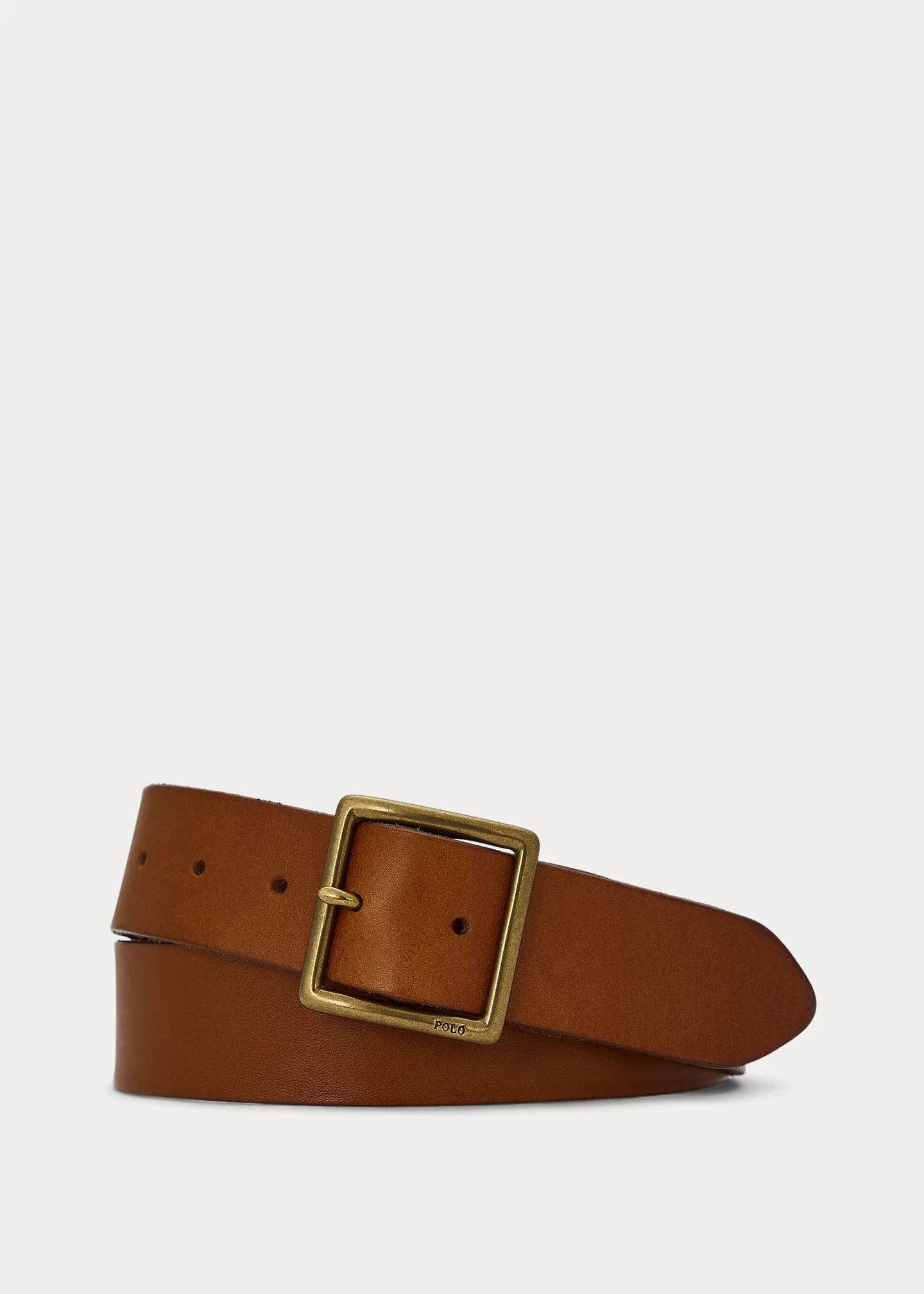 Burnished Vachetta Leather Belt - 1