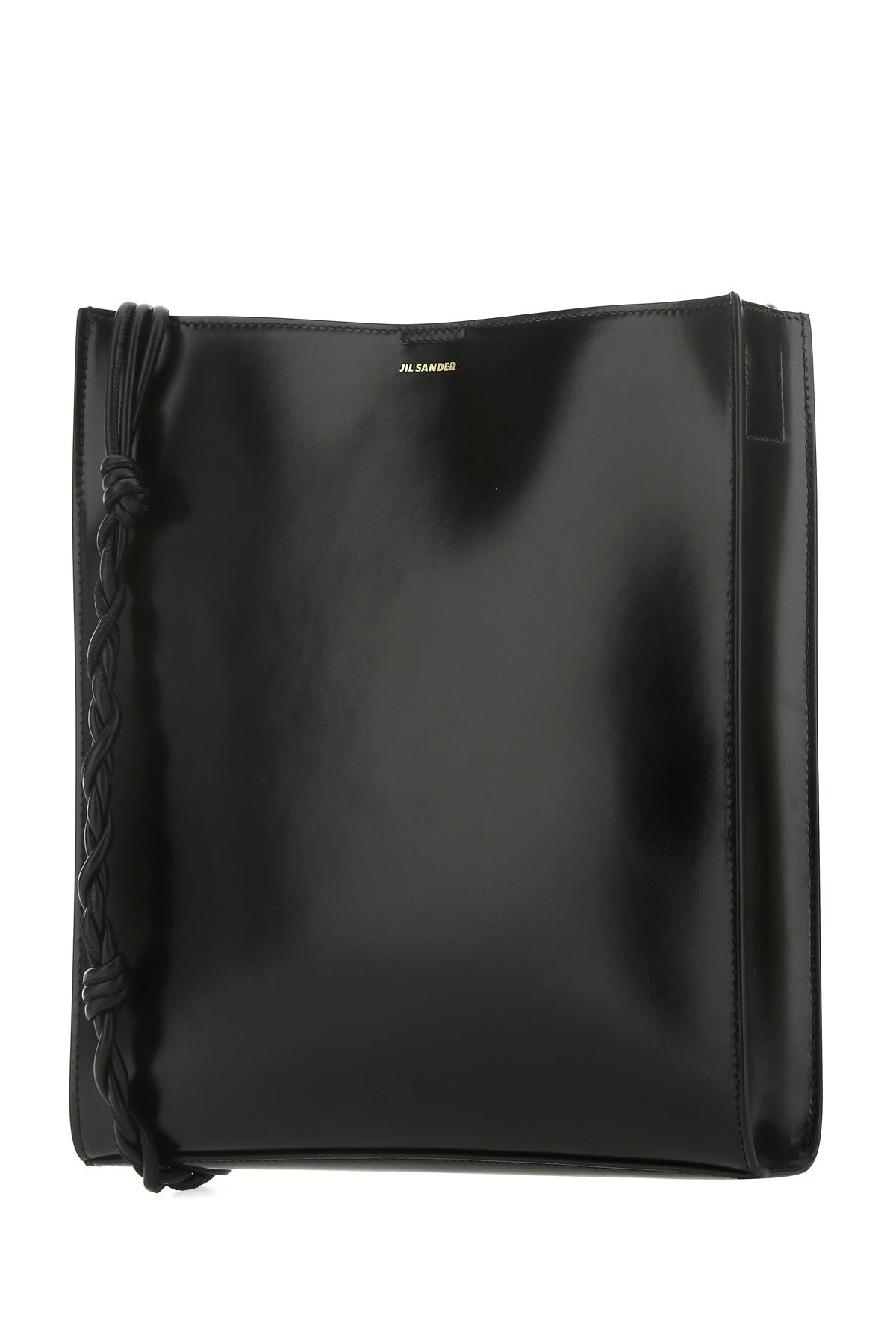 Black leather large Tangle shoulder bag - 2