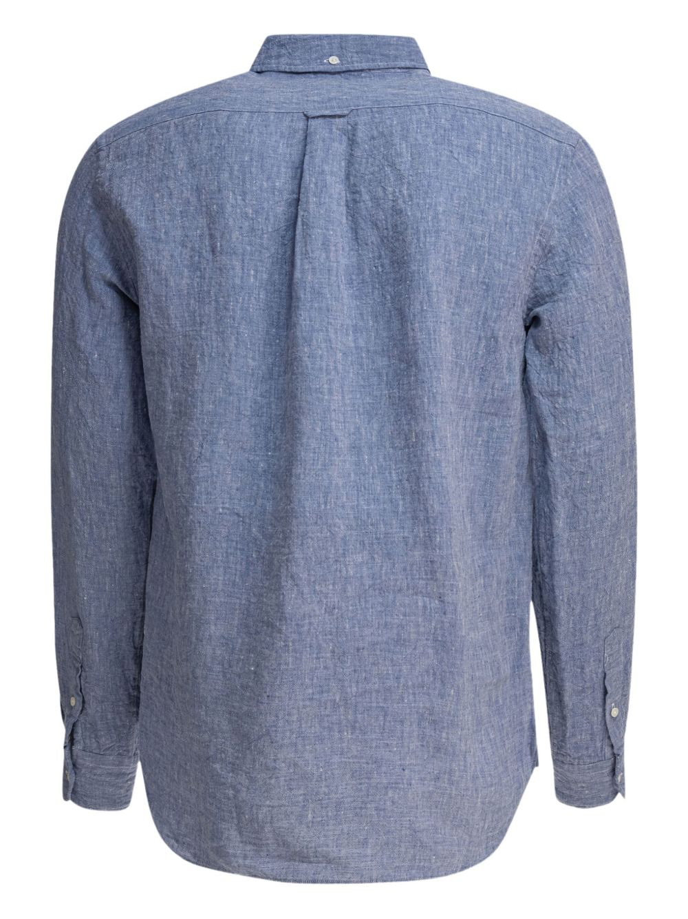 linen button-down shirt - 2