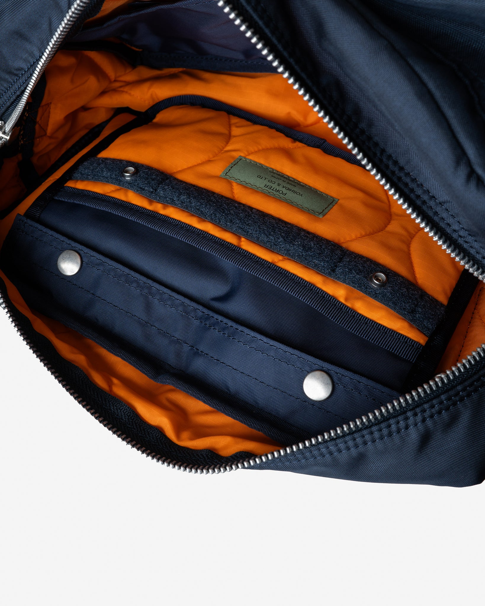 POR-FOR-WAS-NAV Porter - Yoshida & Co. - Force 2Way Waist Bag - Navy Blue - 5