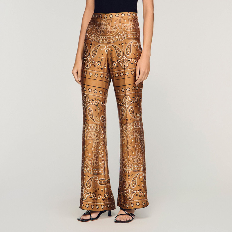 BANDANA-PRINT FLOWY TROUSERS 5