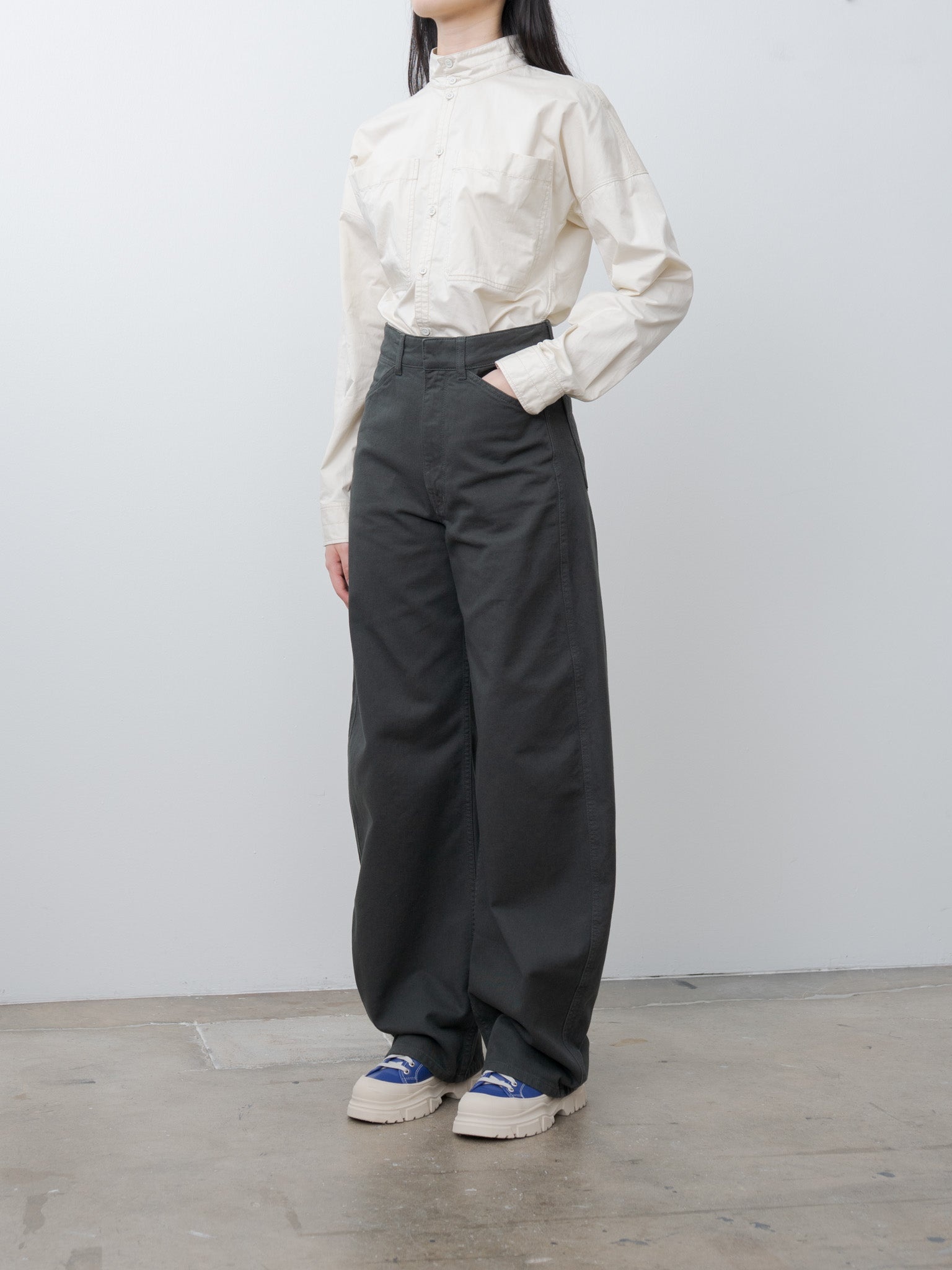 Fitted Shirt - Creamy White - 4