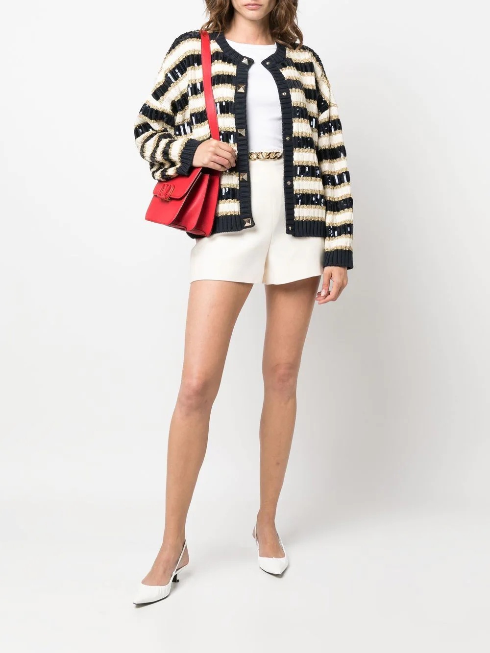 Rockstud sequinned cardigan - 2