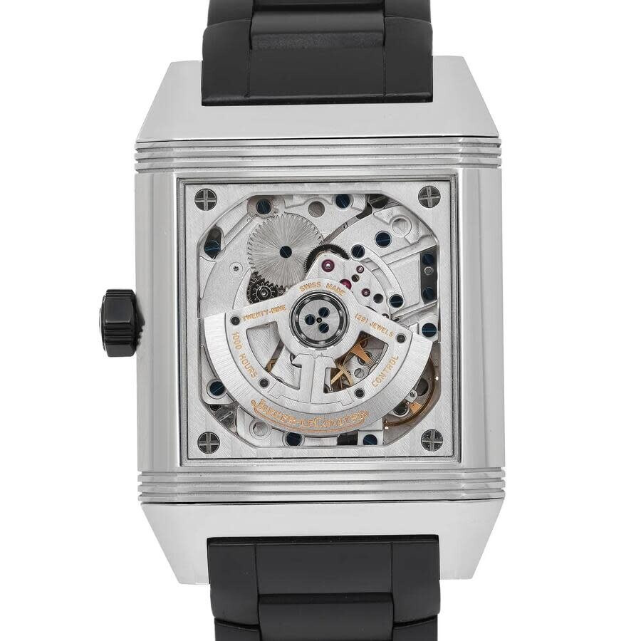 Pre-owned Jaeger-LeCoultre Reverso Squadra Hometime Automatic Day-Night Black Dial Men's Watch 230.8 - 6