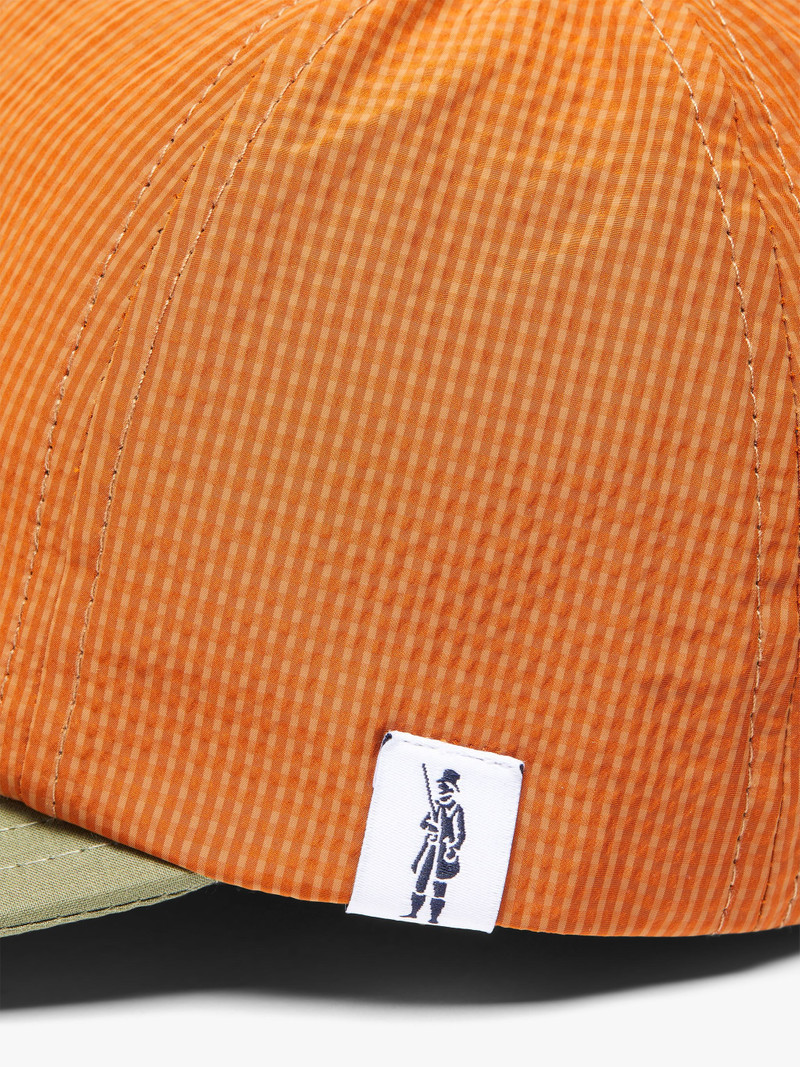 Mackintosh TIPPING ORANGE CONTRAST RAINTEC & NYLON BASEBALL CAP | ACC-HA04 outlook