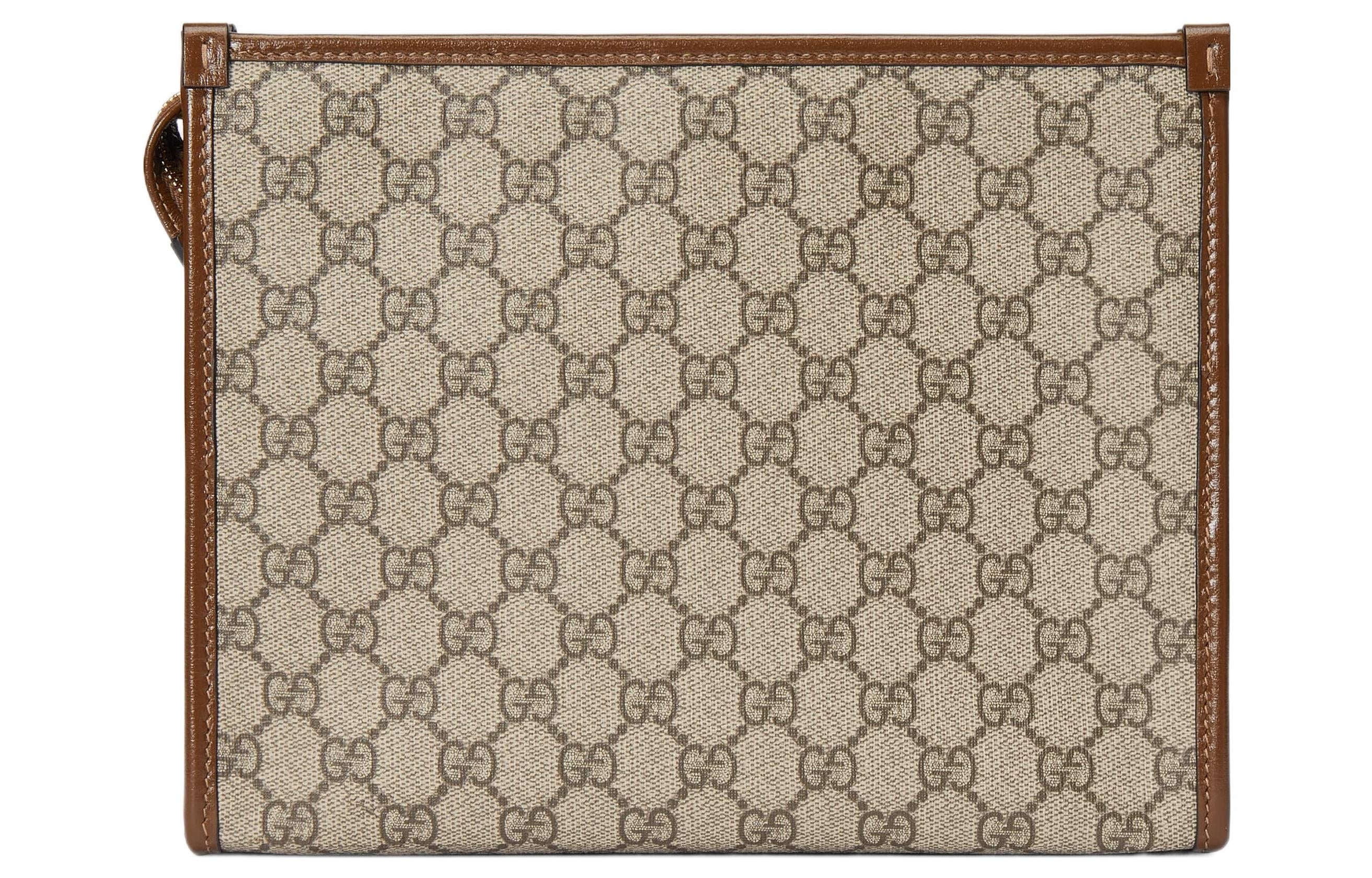 Gucci Beauty Case With Interlocking G 'Beige Ebony Brown Sugar' 672956-92TCG-8563 - 3