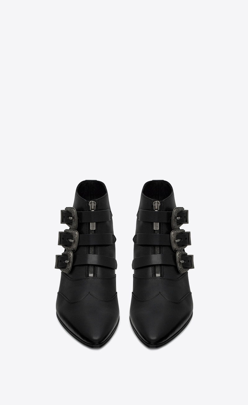 SAINT LAURENT stan boots in smooth leather outlook