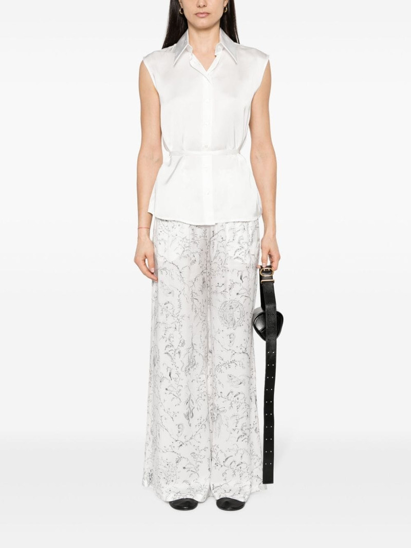 FABIANA FILIPPI satin sleeveless shirt outlook