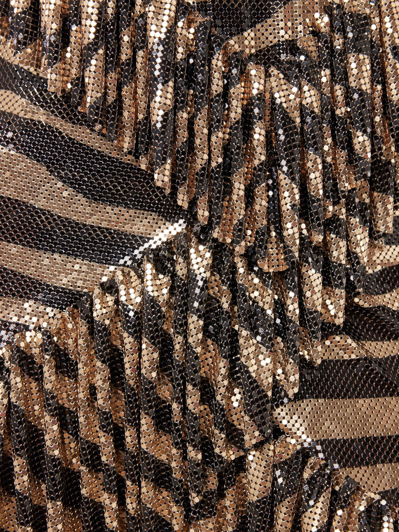 LONG PIXEL SKIRT WITH TIGER PRINT 5