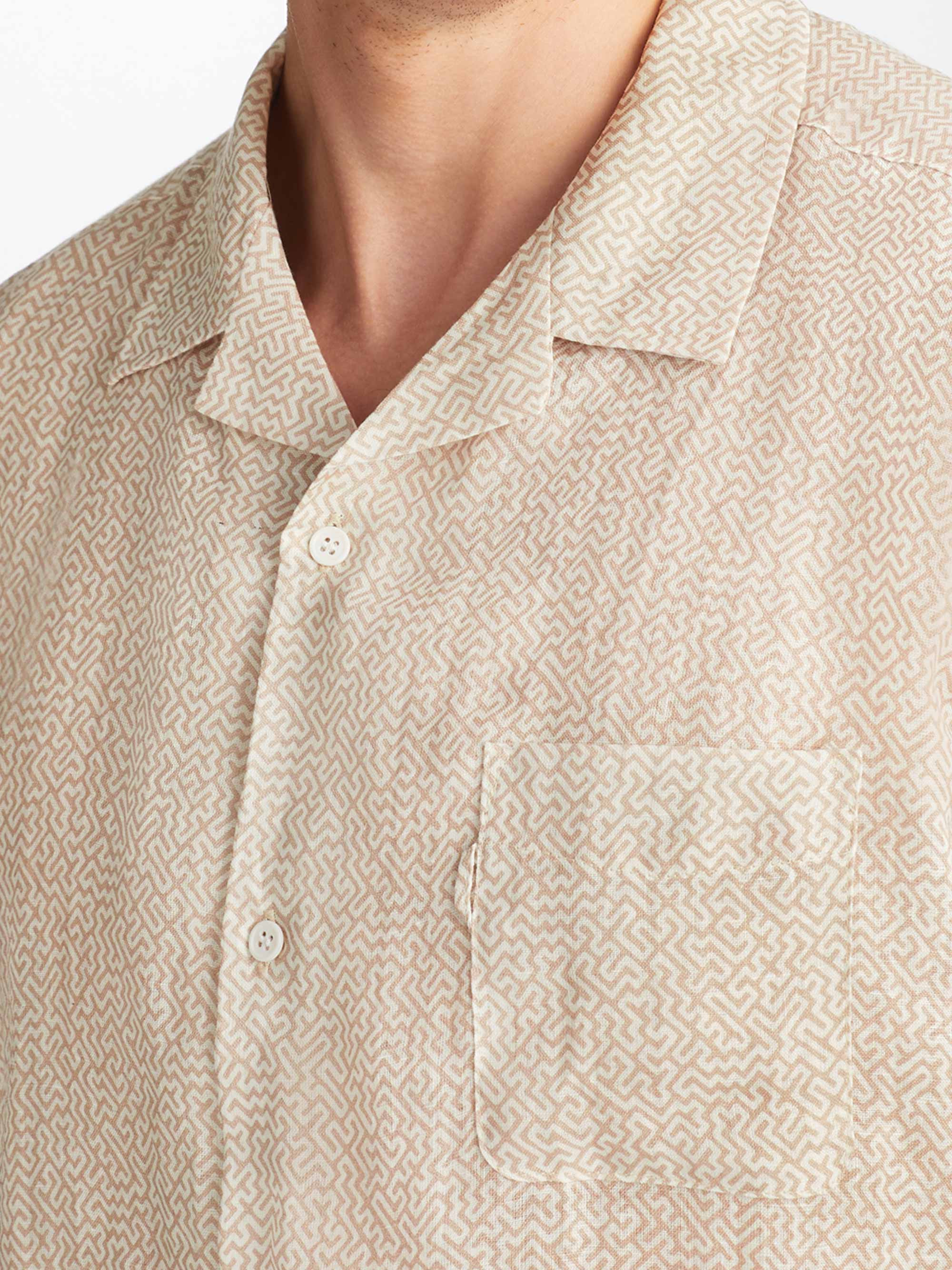 Men's Shirt Milan 24 Linen Sand - 6